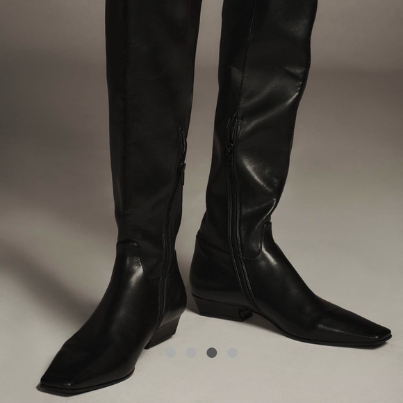 Jeffrey Campbell Over the Knee Ichab Leather Boots NEW 9